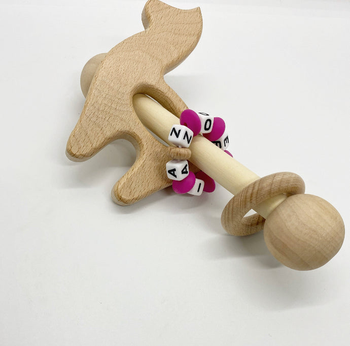 Hochet montessori personnalisé