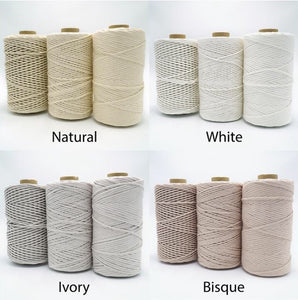Attache-suce en macramé personnalisée